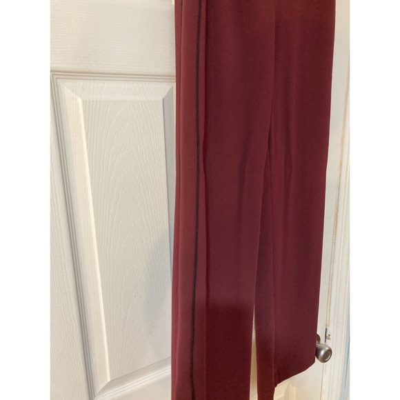 Forever 21 Burgundy Tuxedo Pant! - Picture 3 of 5